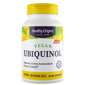 Healthy Origins (Vegan) Ubiquinol Bottle Front