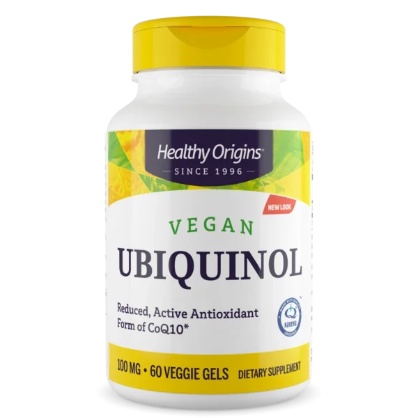 Healthy Origins (Vegan) Ubiquinol Bottle Front